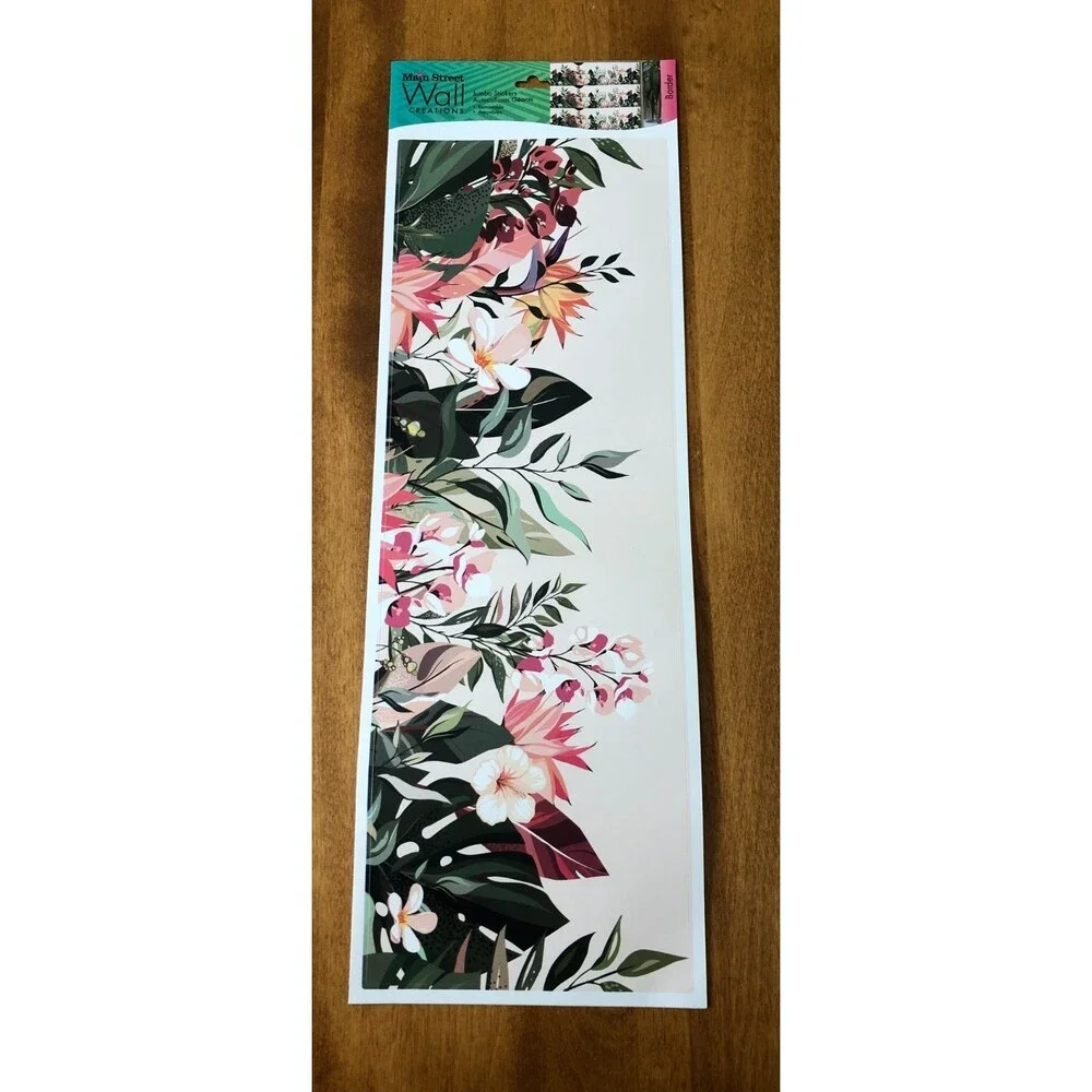 Main Street Wall Creations Jumbo Stickers Border ALOHA SPIRIT Removable 16.5x6